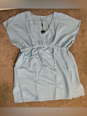 Aimage light blue swimsuit cover-up or beach dress